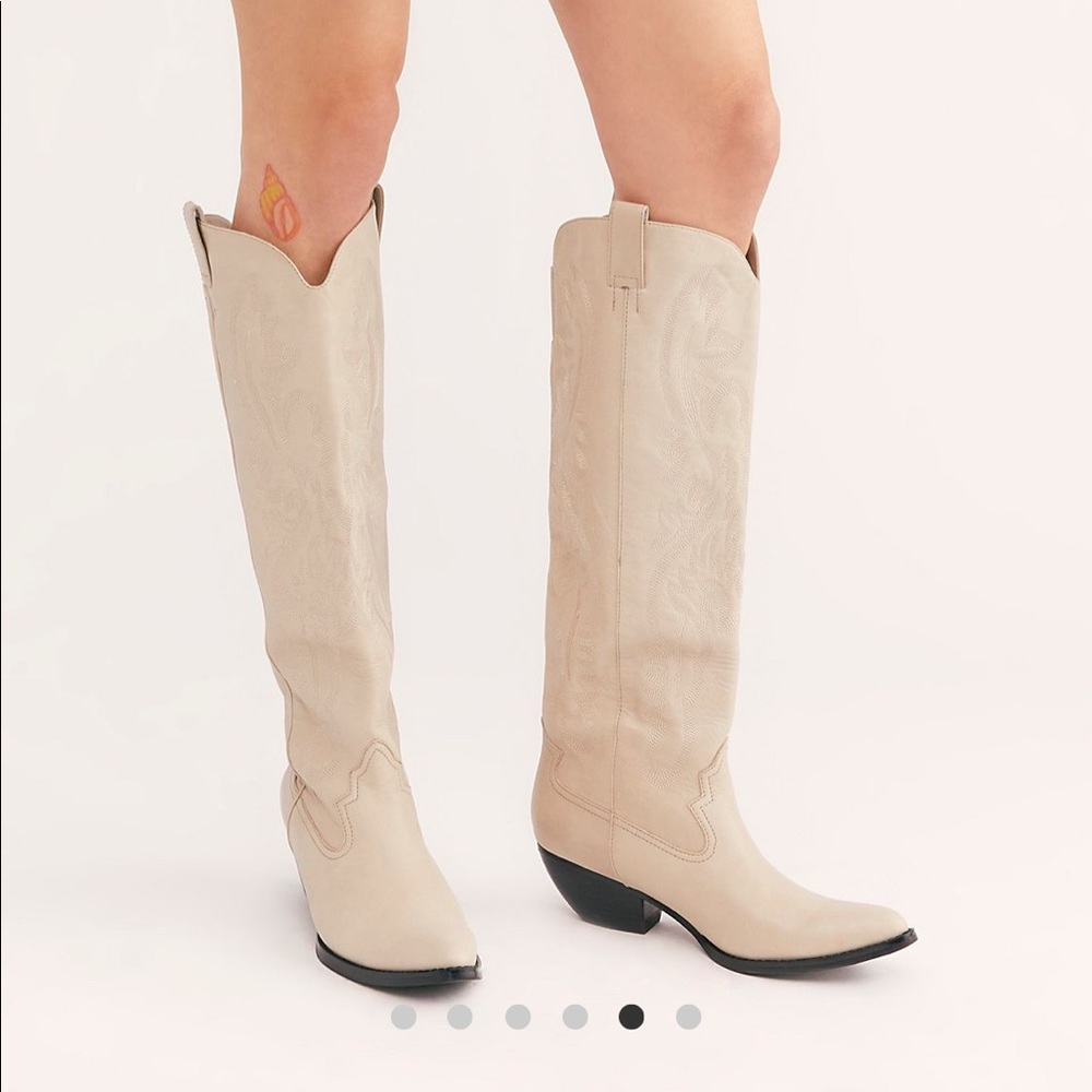 SOLD OUT Free People / Jeffrey Campbell Finn Tall Western Boots